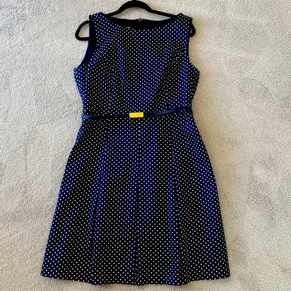 jones new york blue dress Jones New York Plus Size Short-Sleeve Side-Button Dress main image 1
